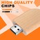 Fire Stone Novelty Wooden USB 20 Flash Drive 64GB Data Storage Memory Stick USB Stick Ellipse Pendrive with Wooden Box
