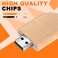 Fire Stone Novelty Wooden USB 20 Flash Drive 64GB Data Storage Memory Stick USB Stick Ellipse Pendrive with Wooden Box