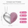 RAOYI 32GB Heart Shape USB 20 Flash Drive Crystal Memory Stick Thumb Drive Pen Drive Jump Drive Jewelry Pendant Necklace with Key ChainPink