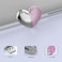 RAOYI 32GB Heart Shape USB 20 Flash Drive Crystal Memory Stick Thumb Drive Pen Drive Jump Drive Jewelry Pendant Necklace with Key ChainPink