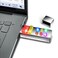 Geekify Retro USB Light Up Memory Stick Flash Drive wLED 1950s Retro Scifi Space Age Action and Totally Cool StorageGift Box Shiny Finish