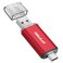 THKAILAR Thkailar 1TB USB C Flash Drive for MacBook and Android PhonesThumb Drive with USB A and USB C for PCLaptopPortable External Storage for PicturesVideos and Music