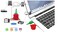 WooTeck 64GB Cartoon Lovely Rose Flower USB Flash Drive