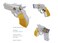 WooTeck 64GB Metal Revolver Gun USB 30 Flash Drive Silver