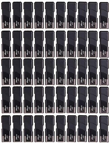 PNY PFD16GX50ATT03MP 16GB Attach 3 USB 20 Flash Drive Black Pack of 50