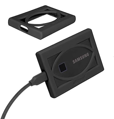 Alltravel External Solid State Drive Bumper Sleeve for Samsung T7T7 Touch Portable SSD 1TB 2TB 500GB USB 32 External Solid State Drives Super Strong Bumper Anti Shock Shake and Drop Black