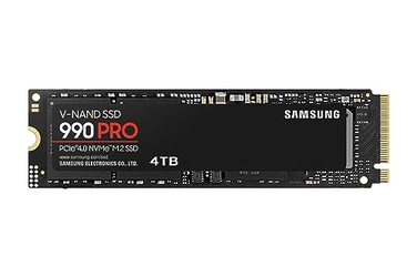 Samsung 990 PRO SSD 4TB PCIe 40 M2 2280 Internal Solid State Hard Drive Seq Read Speeds Up to 7450 MBs for High End Computing Gaming and Heavy Duty Workstations MZV9P4T0BAM