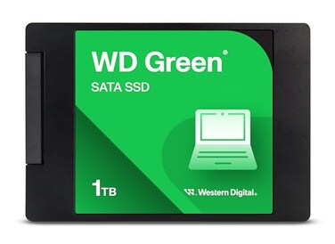 Western Digital 1TB WD Green Internal SSD Solid State Drive SATA III 6 Gbs 257mm Up to 545 MBs WDS100T3G0A