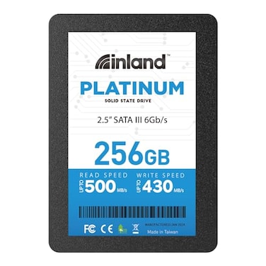 INLAND Inland Platinum 256GB SSD SATA III 6Gbs 25 7mm TLC 3D NAND Internal Solid State Drive 256GB