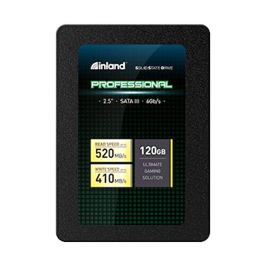INLAND Professional 120GB SSD 3D NAND SATA III 6Gbs 25 7mm Internal Solid State Drive 120GB