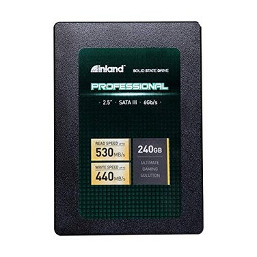 INLAND Professional 240GB SSD 3D NAND SATA III 6Gbs 25 7mm Internal Solid State Drive 240G