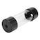 Dpofirs PC Water Cooling Reservoir 150mm Transparent Cylindrical Computer Water Cooling Reservoir Acrylic Cylinder Water Reservoir with G1 4 Thread