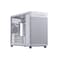 ASUS Prime AP201 White Micro ATX PC Case SFF Ready Compact Design PreInstalled Fan ToolFree Side Panels 360mm Radiator Support GPU Support up to 338mm ATX PSU Compatible