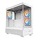 Montech MONTECH XRW ATX MidTower PC Gaming Case 3x120mm ARGB PWM Fans PreInstalled FullView Dual Tempered Glass Panel WoodGrain Design IO Interface Support 4090 GPUs 360mm Radiator Support White