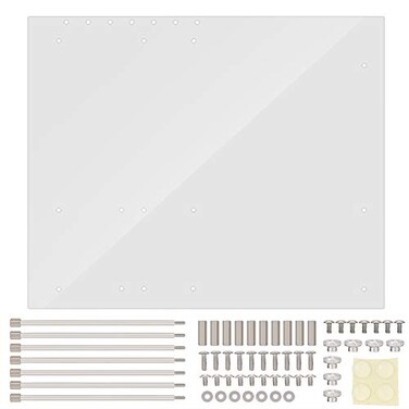 Diyeeni Acrylic Frame 4mm Transparent Fashion DIY Base Stand Suitable for ATX motherbarCan accommodate high Performance PC Open Frame