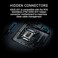 ASUS A31 White ATX MidTower Gaming Case Dual Tempered Glass Frameless BTF Hidden Connectors 360 AIO Support Angled Base ARGB Optimized Airflow Seamless Cable Management