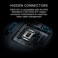 ASUS A31 White ATX MidTower Gaming Case Dual Tempered Glass Frameless BTF Hidden Connectors 360 AIO Support Angled Base ARGB Optimized Airflow Seamless Cable Management