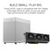 ASUS Prime AP201 Micro ATX White PC caseSFF Ready Compact Design ToolFree Side Panels QuasiFilter mesh Support 360 mm Coolers Graphics Cards up to 338 mm ATX PSU Compatible