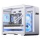 darkFlash MATX Gaming PC Case with Screen Three Side Glass MicroATX Case Curved Full View Dual 3 PWM ARGB Fans Computer Case PreInstalled Type C RTX 40 Compatible WhiteL280M