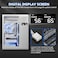 darkFlash MATX Gaming PC Case with Screen Three Side Glass MicroATX Case Curved Full View Dual 3 PWM ARGB Fans Computer Case PreInstalled Type C RTX 40 Compatible WhiteL280M