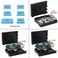 eleUniverse for Raspberry Pi 3B 3B Aluminum Passive Cooling Metal Case for Libre Computer Board AMlS905XCCALLH3CCROCRK3328CC