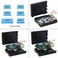 eleUniverse for Raspberry Pi 3B 3B Aluminum Passive Cooling Metal Case for Libre Computer Board AMlS905XCCALLH3CCROCRK3328CC