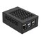 Geekworm PCIe Bottom Metal Case P580 for X1005X1002 Raspberry Pi 5 Active Cooler
