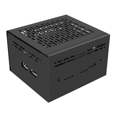 Geekworm X1202C1 Metal Case for Raspberry Pi 5 and X1202 UPS