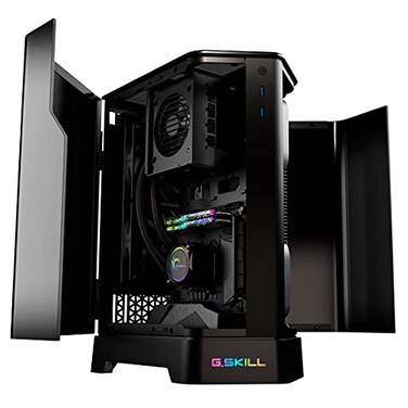 G.SKILL GSKILL Z5i MiniITX Curved Tempered Glass Case Black GCMKGW1Z5I