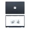 LTPRPTS Replacement Laptop LCD Back Cover Top Case Rear Lid with Hinges and Front Bezel Frame for Dell Inspiron 15 3510 3511 3515 00WPN8 0WPN8 09WC73 9WC73 AP3LE000901