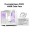PCCOOLER PC Case Mid Tower Desktop Computer Gaming Superior Case for ATXMATXITX with 6 ARGB Case FansColumnFree Design360MM Radiator400MM GPU SupportEasy Installation C3T500 ARGB White
