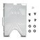 Cuifati Hard Drive HDD Tray Cage Bracket Metal HDD Bracket for for Slim Host Hard Drive Bay for Slim Console