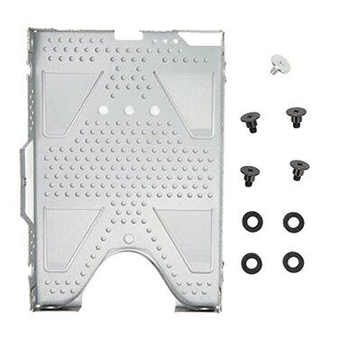 Cuifati Hard Drive HDD Tray Cage Bracket Metal HDD Bracket for for Slim Host Hard Drive Bay for Slim Console