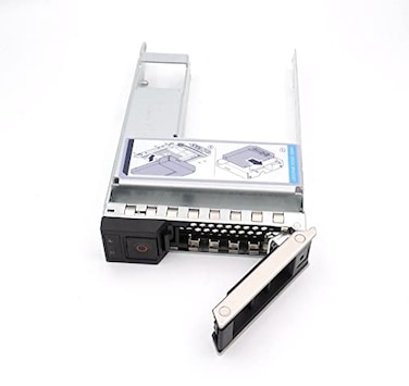 Linhao 35 X7K8W Hard Drive Caddy with 25 Adapter 9W8C4 Compatible for Dell PowerEdge Servers R740 R540 R440 R740XD R650xs R750x
