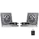 SCCCF USB Cabinet 80MM Fan Quiet Cooling Fan System 4 with Speed Control for Home Theater AV Cabinets 2PACK