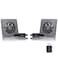 SCCCF USB Cabinet 80MM Fan Quiet Cooling Fan System 4 with Speed Control for Home Theater AV Cabinets 2PACK