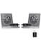 SCCCF USB Cabinet 80MM Fan Quiet Cooling Fan System 4 with Speed Control for Home Theater AV Cabinets 2PACK