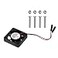 Aokin for Raspberry Pi Cooling Fan DC 5V33V Brushless CPU Cooling Fan with Screws for Raspberry Pi 4 B Pi 3 B Pi 3 B Pi 2 B Pi 1 B RetroFlag NESPI Case etc 1 Pack