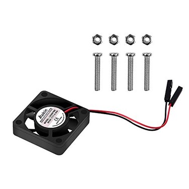 Aokin for Raspberry Pi Cooling Fan DC 5V33V Brushless CPU Cooling Fan with Screws for Raspberry Pi 4 B Pi 3 B Pi 3 B Pi 2 B Pi 1 B RetroFlag NESPI Case etc 1 Pack