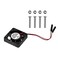 Aokin for Raspberry Pi Cooling Fan DC 5V33V Brushless CPU Cooling Fan with Screws for Raspberry Pi 4 B Pi 3 B Pi 3 B Pi 2 B Pi 1 B RetroFlag NESPI Case etc 1 Pack