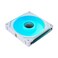 Lian Li UNI Fan SLInfinity 140mm Reverse BladeSingle PackARGB FanDaisyChain DesignInfinity MirrorCustomizable Lighting EffectsWithout ControllerWhite14RSLIN1W