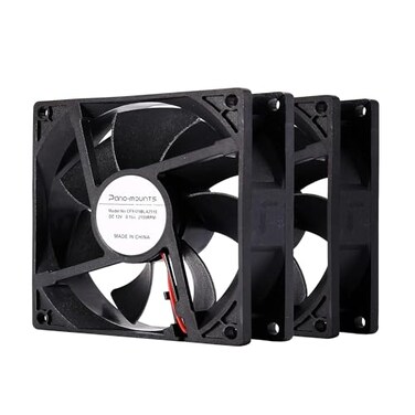 PANO-MOUNTS 2 Pack 90mm 92mm 12V DC Computer PC Fan 2 Wire 3pin Cooling Fan for Computer Case Cooler 2000RPM
