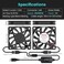 Wathai 2 Packs 60mm x 10mm USB Computer Fan 5V with Speed Control DC Brushless Cooling Fans for Charger PC Case Router Raspberry Pi Radiator Cooler Ventilation