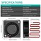 Wathai 2Packs 30mm 24V Blower Fan Brushless Exhaust Fan 2pin 30 x 30 x 10mm for DIY Cooling Single Board Computer Custom Setu Hotend