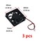 Antrader 3Pack 60mm x 60mm x 15mm 6015 12V Brushless DC Cooling Fan 2pin for DIY 3D Printer Extruder Humidifier