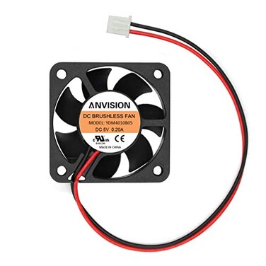ANVISION 40mm x 10mm DC 5V Brushless Cooling Fan Dual Ball Bearing 2Pin