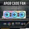 AsiaHorse Asiahorse MatrixWhite 56 Addressable RGB LEDs 360MM AllinOne Square Frame Integrated Fan with MB SyncAnalog ControllerIntegrated PWM Control Fan for Computer Case and Liquid Cooling System