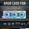 AsiaHorse Asiahorse MatrixWhite 56 Addressable RGB LEDs 360MM AllinOne Square Frame Integrated Fan with MB SyncAnalog ControllerIntegrated PWM Control Fan for Computer Case and Liquid Cooling System