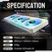 AsiaHorse Asiahorse MatrixWhite 56 Addressable RGB LEDs 360MM AllinOne Square Frame Integrated Fan with MB SyncAnalog ControllerIntegrated PWM Control Fan for Computer Case and Liquid Cooling System