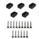 BAIRONG 5PCS Female 3Pin PC Fan Connector Kit 5PCS 3 Pin 3Pin Fan Female PWM Power Shell Connector Housing 15PCS Terminal Crimp Pins